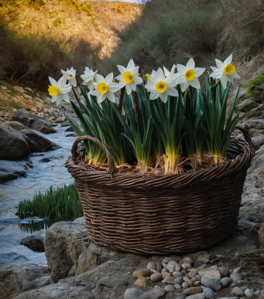 daily flower delivery, fresh daffodils, floral inspiration, rustic flower arrangements, nature photography